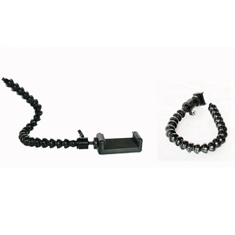 1 Pcs Flexible Arm Bracket Bendable Flashlight Stand & 1 Pcs Aluminum Alloy Diving Underwater Tray Kit