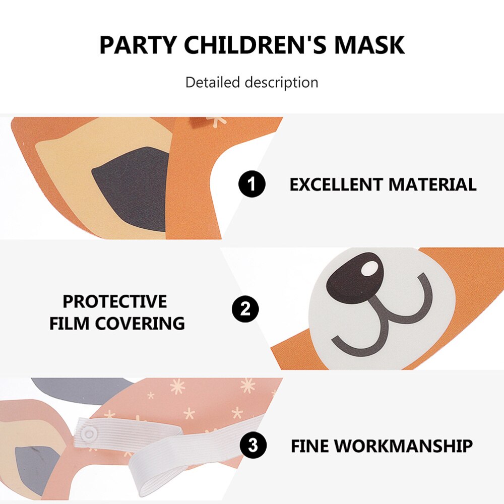 Mooie Duurzaam Anti-Kras Beschermende Kerst Maskers Kinderen Maskers Kinderen