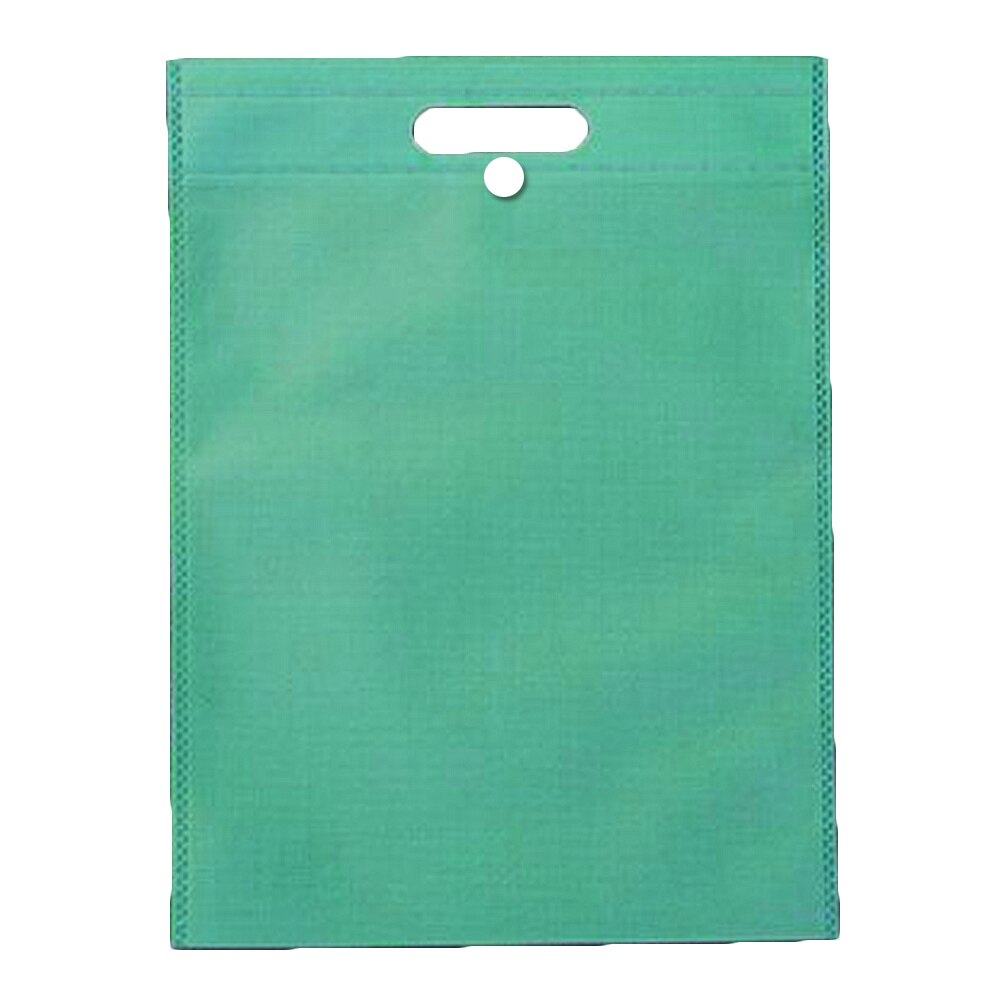 Opvouwbare Boodschappentas Herbruikbare Tote Pouch Vrouwen Reizen Opslag Handtas Mode Schoudertas Boodschappentassen Met Knop: M / green
