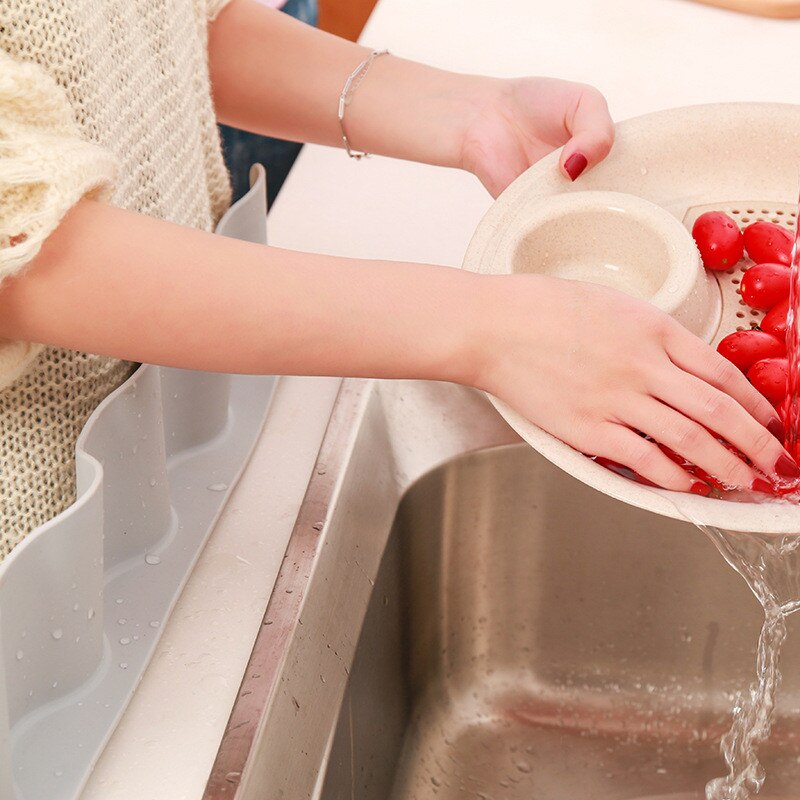 Taşınabilir lavabo lavabo su bölme Splash Guard dalga su sıçrama mutfak banyo Splashproof bölme tahtası sıcak satış araçları