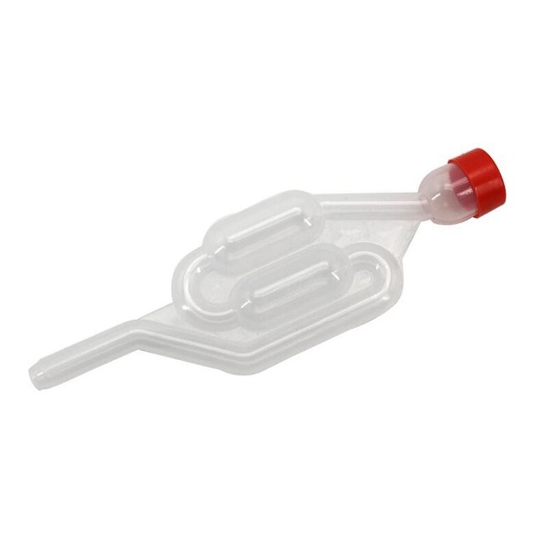 Ojal de burbuja doble en forma de S, válvula de sellado de escape unidireccional con corcho, fermentador de cerveza, Válvula de ventilación para tanque de vino, 4 paquetes