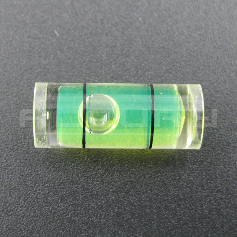 20pcs 8*20mm Plastic tube level protractor Acrylic Bubble level Circular spirit level vial