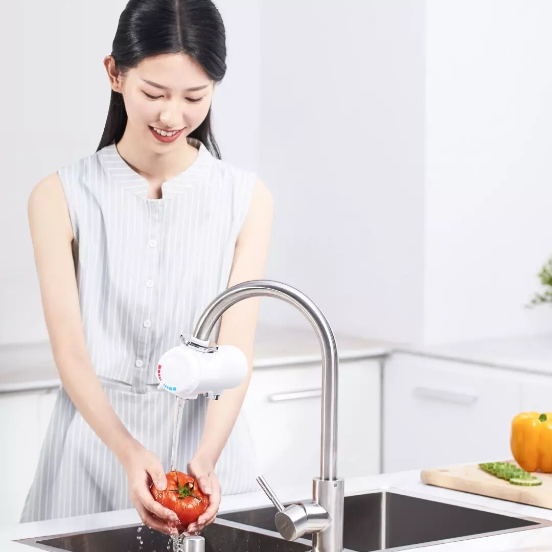 Xiaoda Instant Heating Faucet Kitchen Electric Water Heater Temperature Cold Warm Adjustable Faucet