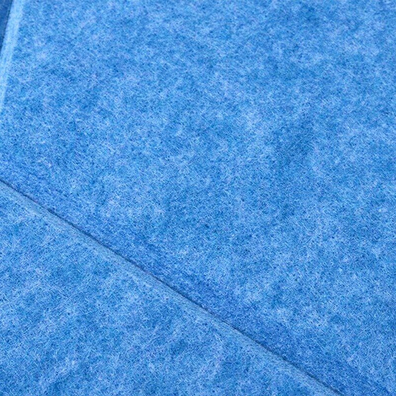 Hexagon Acoustic Panels Blue Art Decor Sound Proof Padding Wall Tiles, Beveled Edge, 12 inch x 14 inch x 0.4inch, 6 Pack