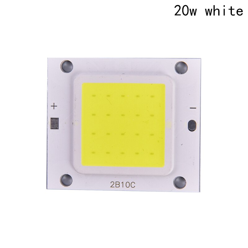 Cob led chip led matrix til spotlight diode led lys projektørlampe kilde 4.6cm x 4cm: 20w hvide