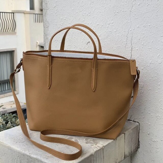 nueva mujer medio cocodrilo bolsos de hombro Tote Commuter mensajero bolsa de momia francés bolso de compras bolso de mujer de verano: Brown