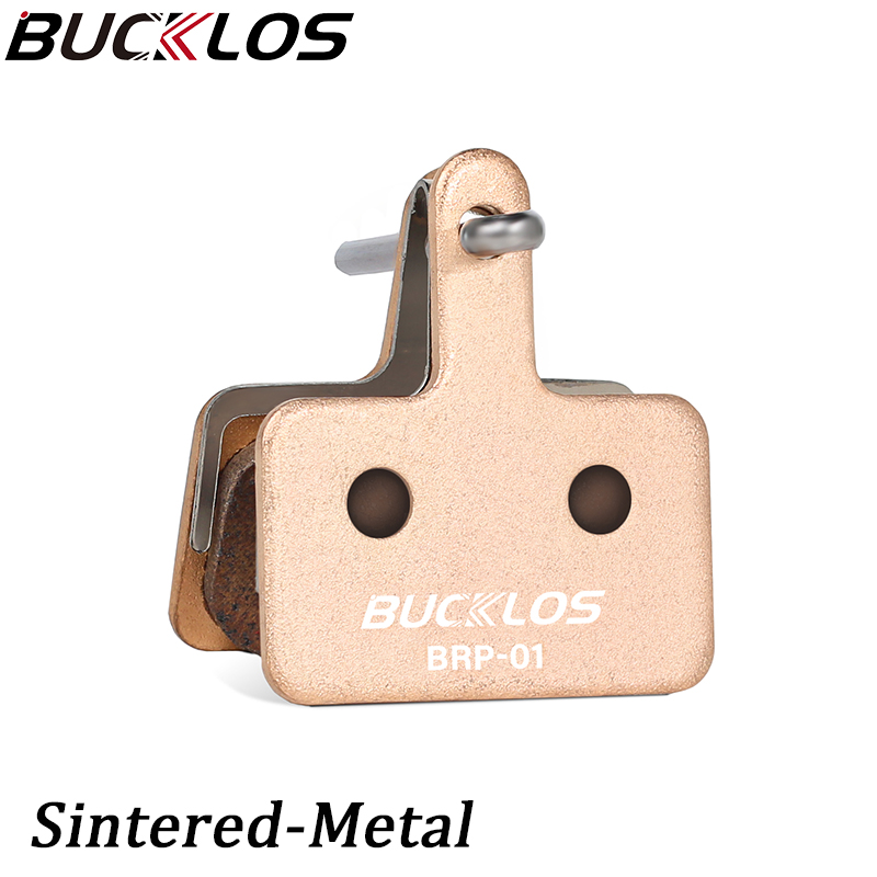 BUCKLOS Fit B01S pastilla de freno de disco resina semimetálica cerámica pastillas de bicicleta pastillas de frenos hidráulicos para SHIMANO MT200 MT400: Gris claro