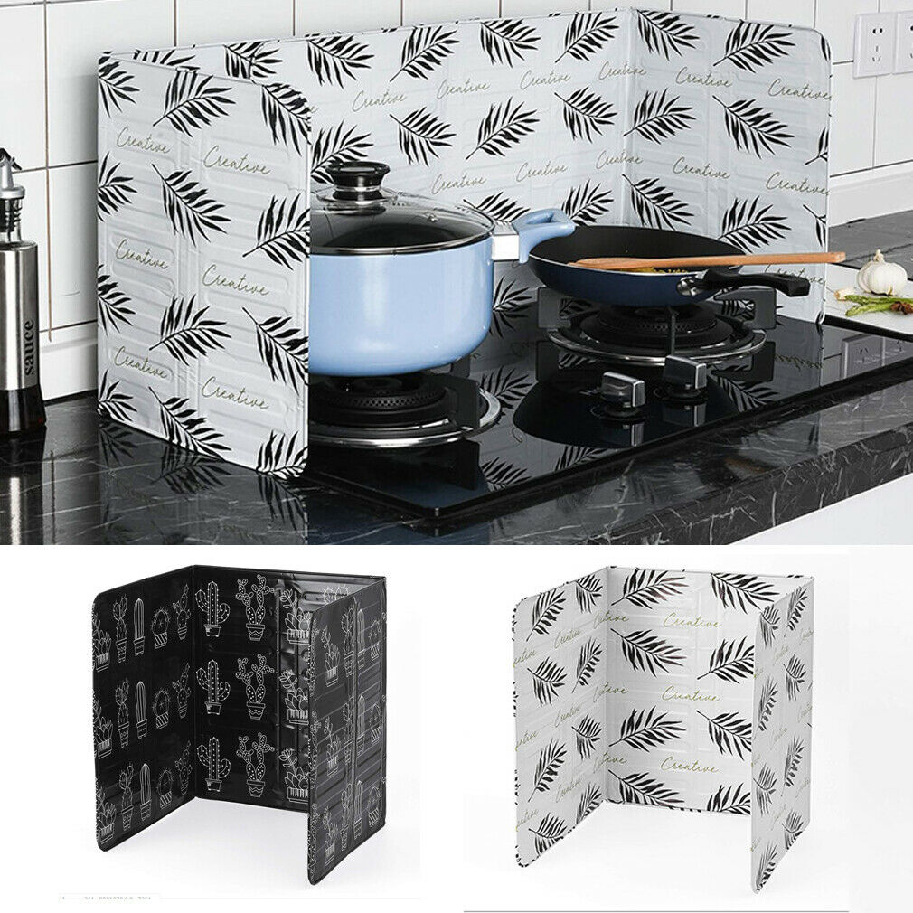 Keuken Aluminiumfolie Baffle Nuttig Home Kitchen Kachel Folie Plaat Voorkomen Olie Splash Koken Baffle