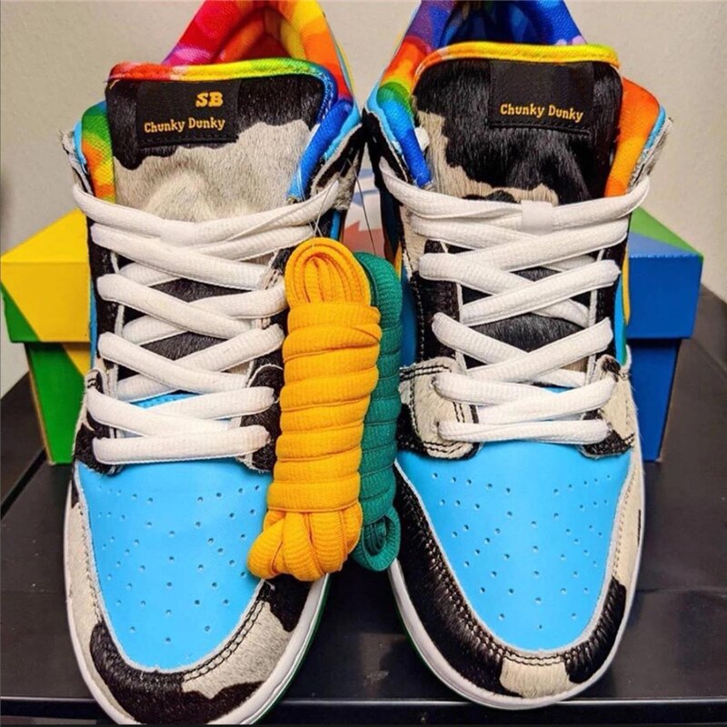 Ben Jerrys x SB Dunks-zapatillas para correr, auténticas, bajas y gruesas, Dunky, blancas, Lagoon, Pulse Black, universales, CU3244-100, novedad de