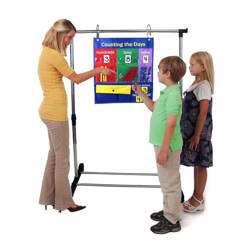 10 Giant Insert Card Learning Resources Foldable Teaching Easy Mounting Space Saving Scheduling Home Pocket Chart