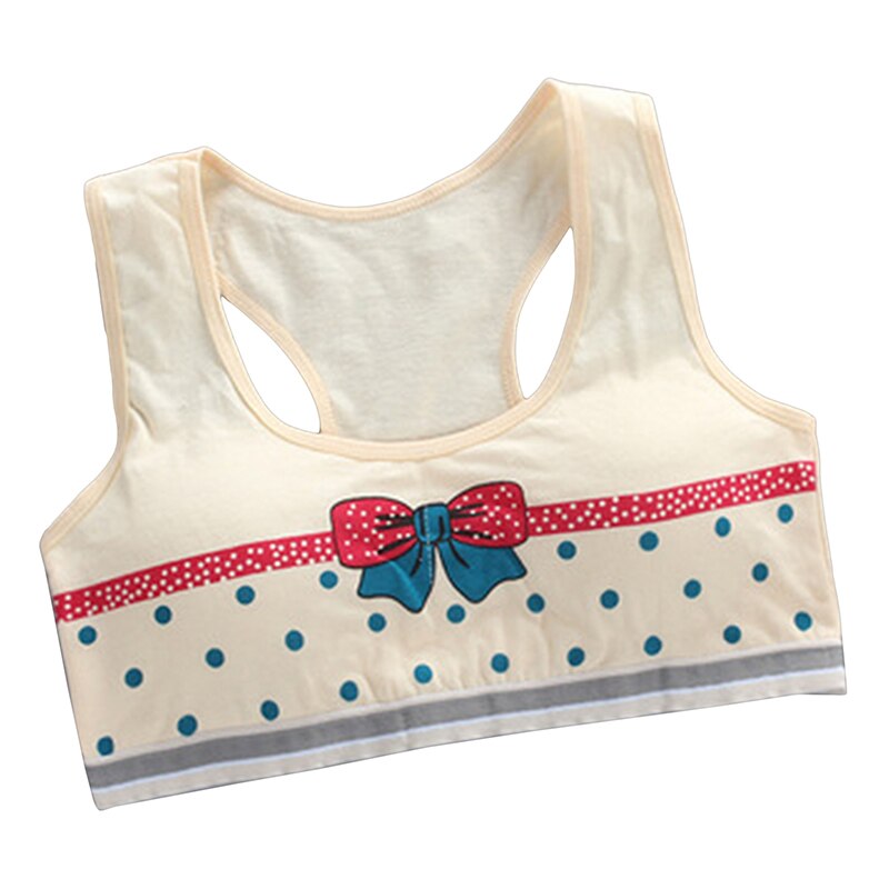 Girls Training Bras Kids Soft Underwear Girls Accessories Breathable Children Bras For Teen Girl 8-16y Tank Tops débardeurs: Flesh-colored