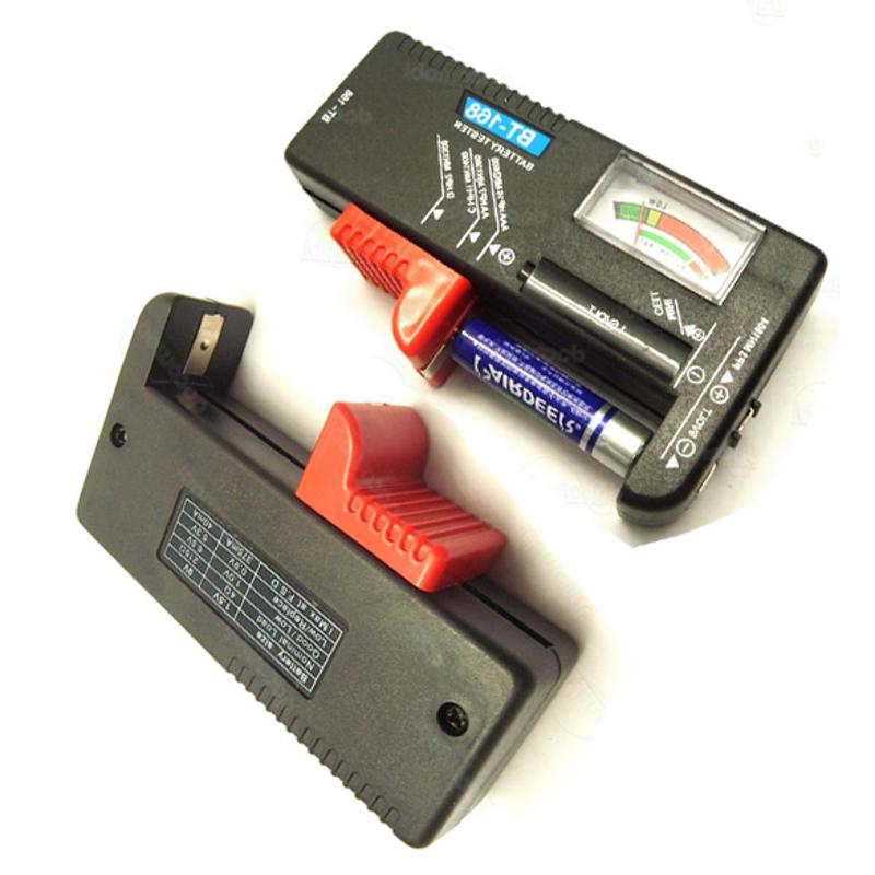 Universal Digital Battery Tester Volt Checker For AA AAA 9V Button Multiple Size Battery Tester Checker