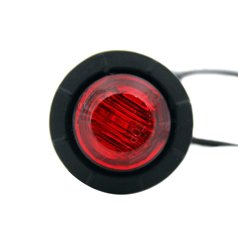 Automarkering vrachtwagenverlichting mini rode knoplampen super helder lange levensduur