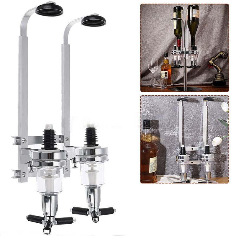 1/2- flaske drikke brennevin dispenser drinker brennevin fest bar aluminiumslegering veggfeste alkohol dispenser drikkevaresett