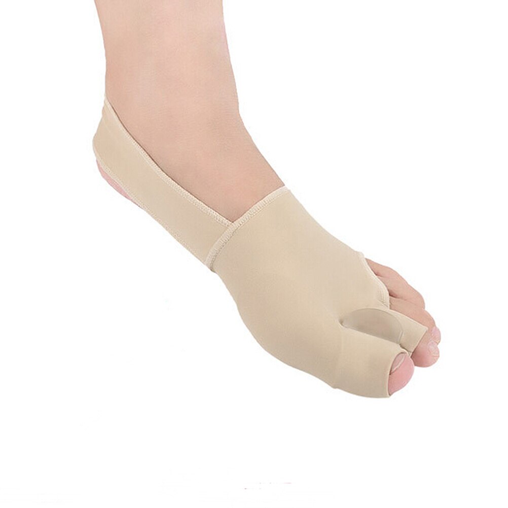1 paar Toe Separator Hallux Valgus Bunion Corrector Orthesen Fuß Knochen Daumen Teller Korrektur Socke Haarglätter Brace 2 Größe