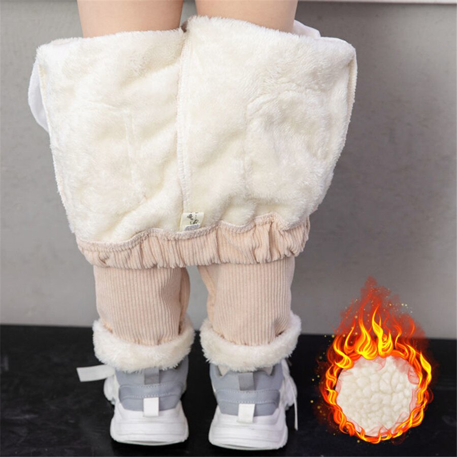 Bambini autunno inverno pantaloni di velluto a coste bambini pantaloni caldi per bambini ragazze ragazzi più pantaloni della tuta in velluto abbigliamento Casual per Leggings sportivi per adolescenti: color 2 / 160(11-12yrs)