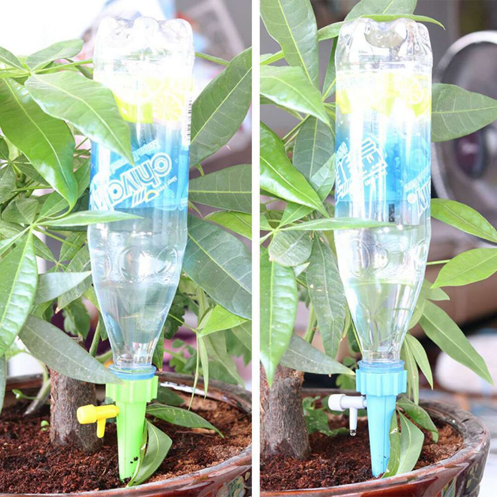 12Pcs Automatische Self-Watering Apparaat Spikes Bloem Plant Irrigatie Tool Verstelbare Water Spray Tips
