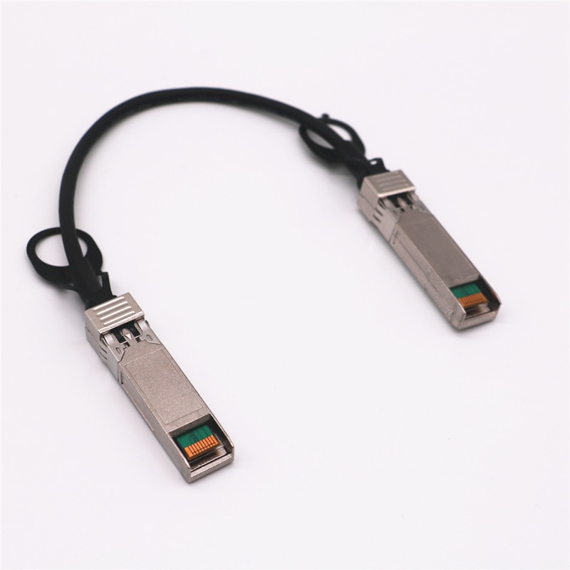 10G DAC Kabel SFP + Passieve Direct Attach Copper Twinax Kabel 0.2 M 30AWG Compatibel voor Ubiquiti Mikrotik Zyxel arista etc.