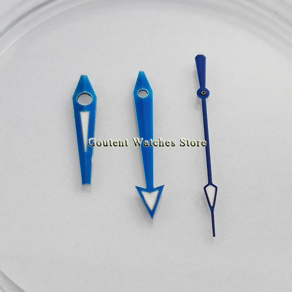 Aiguilles de montre bleues pour mis5 8215 8205 821A,DG2813 3804 mouvement