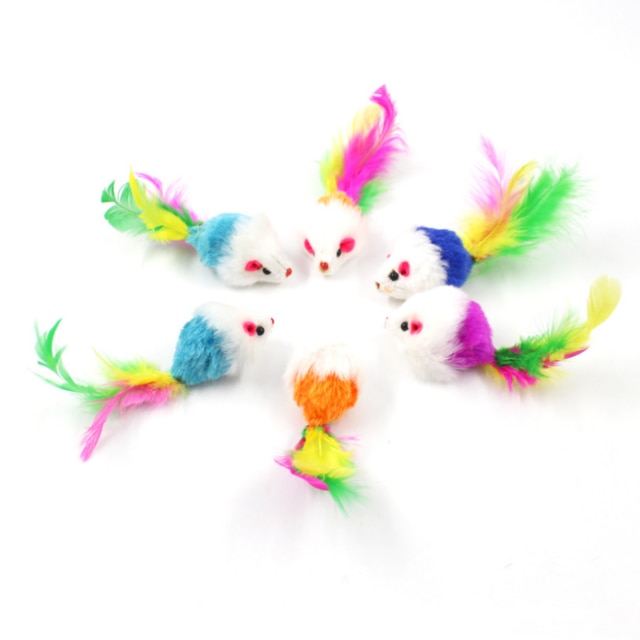 Cat Toy Mini Cat Grinding Catnip Toys Funny Interactive Plush Cat Teeth Toys Pet Kitten Chewing Toy Claws Thumb Bite Pet Supply: 14Colorful Mouse