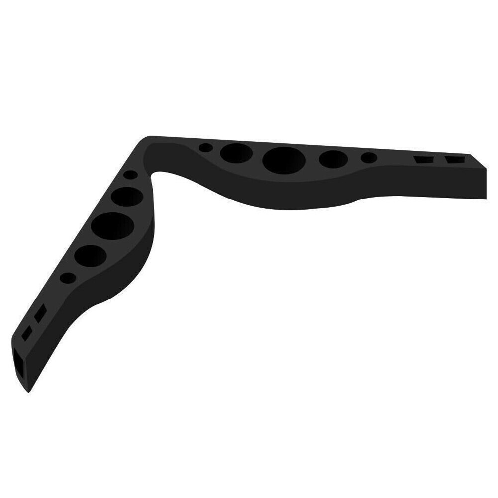Fleksible slidstærke anti-fogging briller blød silikone næse bro klip ekstensil maske klemme briller holder tilbehør: E