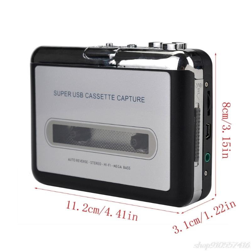 Mini-Usb Recorders Cassette Tape Converter Voor MP3 Spelers Pc Draagbare O14 20