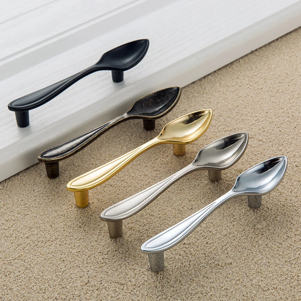 Spoon/Fork/Knife Cabinet Pulls Handles Cupboard Wardrobe Kitchen Cabinet Handles Furniture Hardware