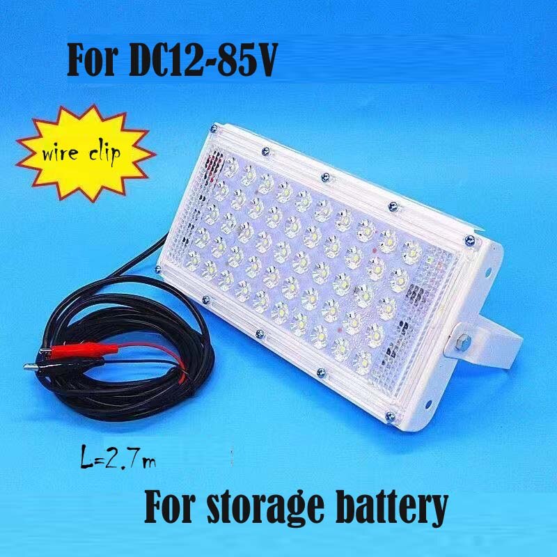 ,projektørlys,projektorlampe,havelampe,have,udendørs led lys,arbejdslampe 2pc/ stk.: Trådklemme (dc12-85v)