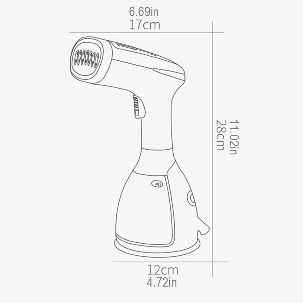 Handheld Fabric Steamer 15 Seconds Fast Heat 1500W Powerful Garment Steamer For Home Travel Portable Steam Iron