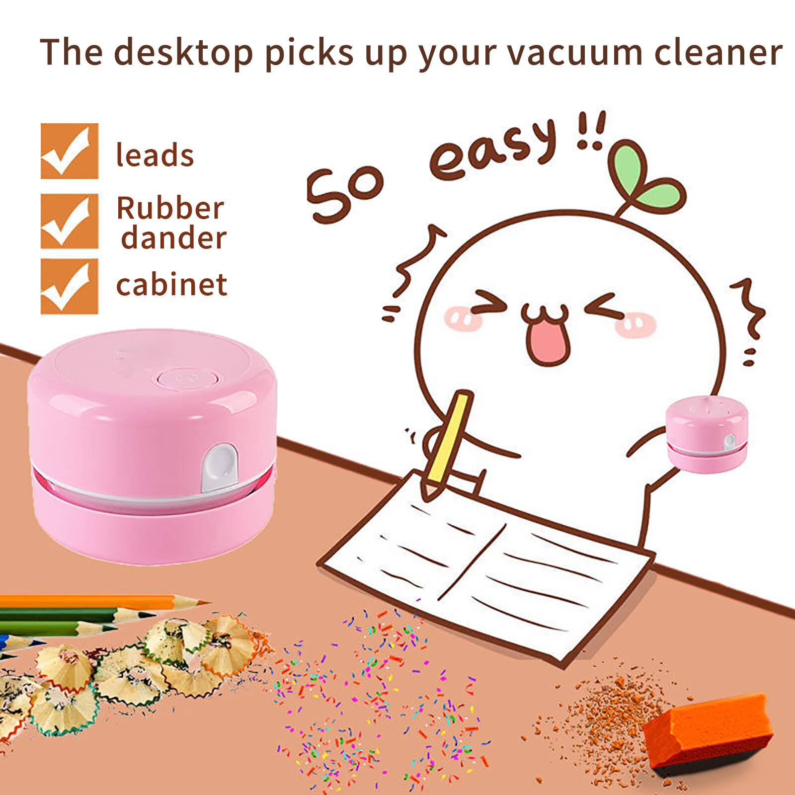 Desk Portable Desktop Cleaner Mini Desk Vacuum Cleaner For School Classroom School Office Keyboard Portable Mini Corner