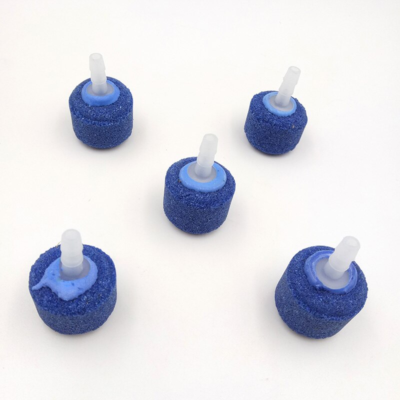Nuttig 10Pcs 1Pcs Aquarium Lucht Steen Mini Bubble Disk Stone Plaat 2.5*4.5Cm (D * H) aquarium Zuurstof Beluchting Beluchter Functionele