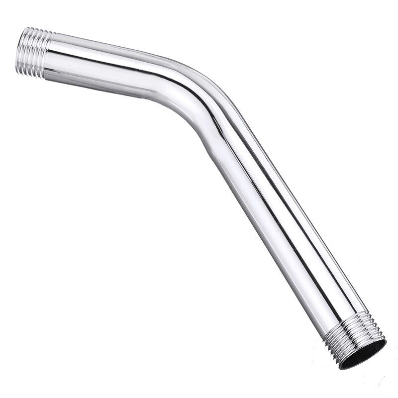 Shower Head Extension Pipes 20CM Stainless Steel Shower Head Extension Pipes Arm Wall Mounted Bathroom Durable Protable