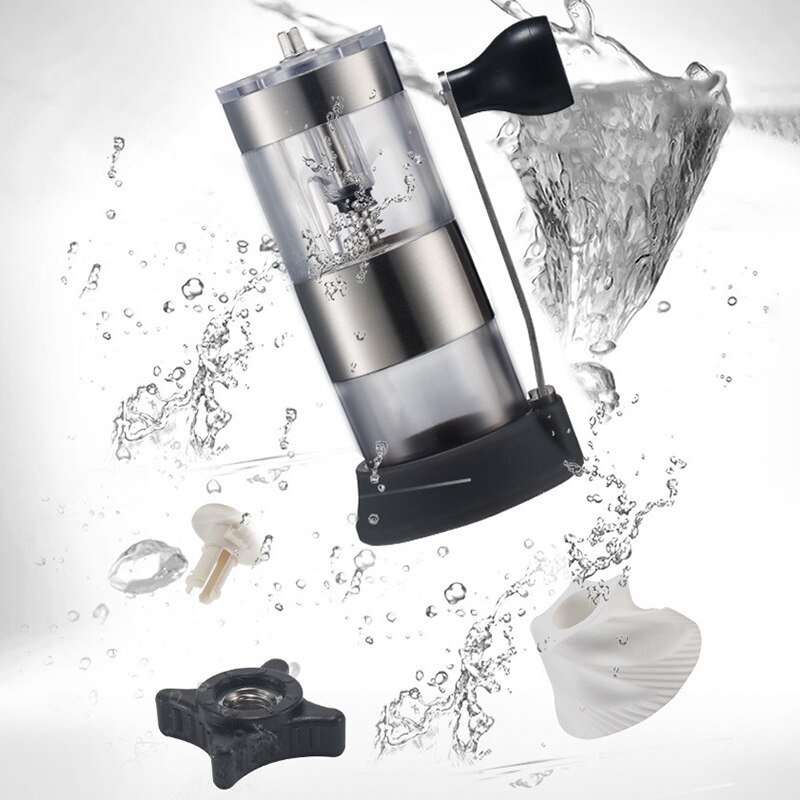 Handmatige koffiemolen, draagbare koffiemolen, conische keramische braammolen, roestvrijstalen koffiemolen voor espresso