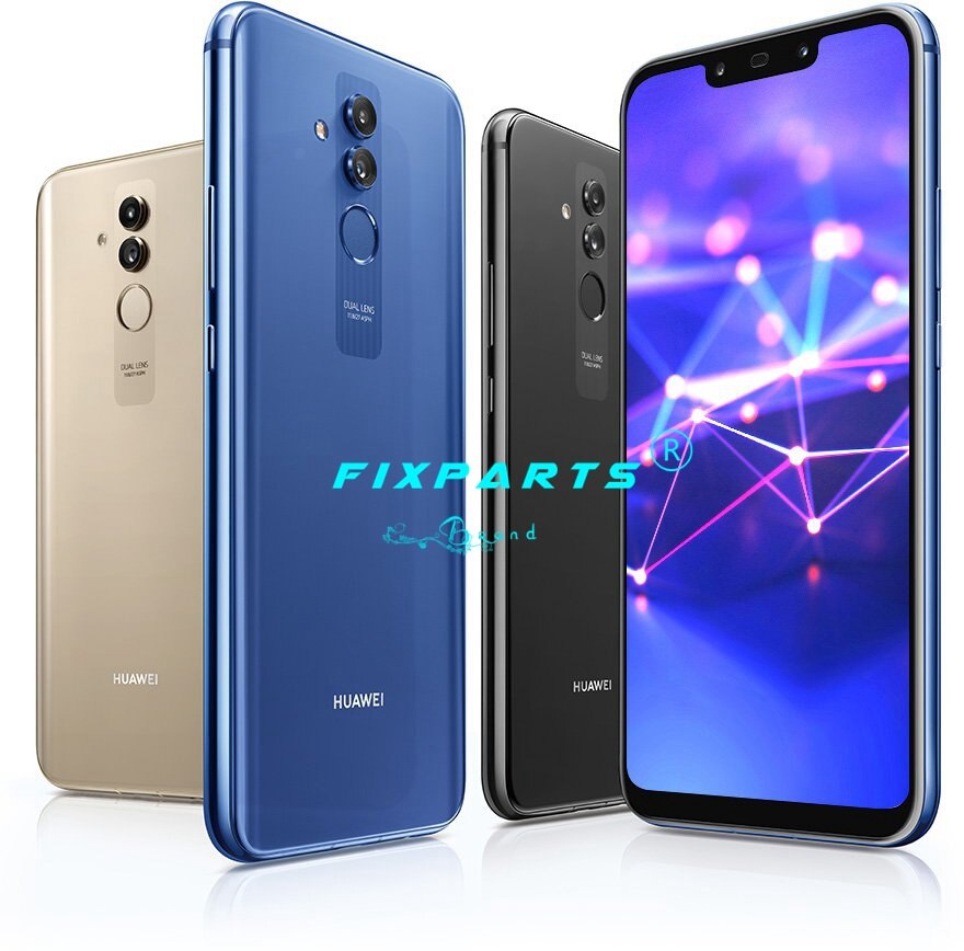 Funda trasera Original para Huawei Mate 20 Lite, carcasa de cristal con lente de cámara, carcasa trasera de cristal