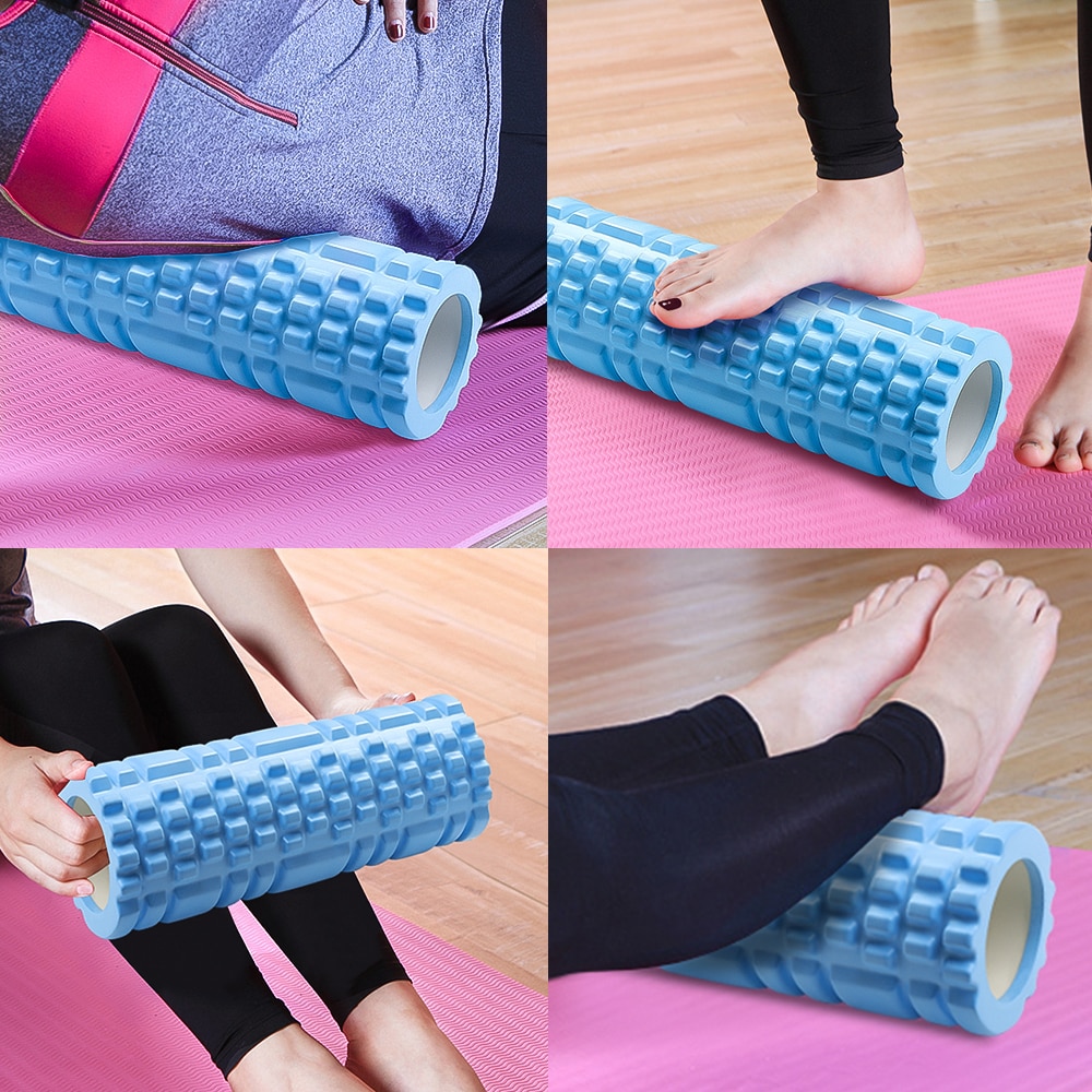 30cm yoga colonna palestra fitness schiuma rullo Pilates yoga esercizio schiena muscolo massaggio rullo morbido blocco yoga trasporto di goccia