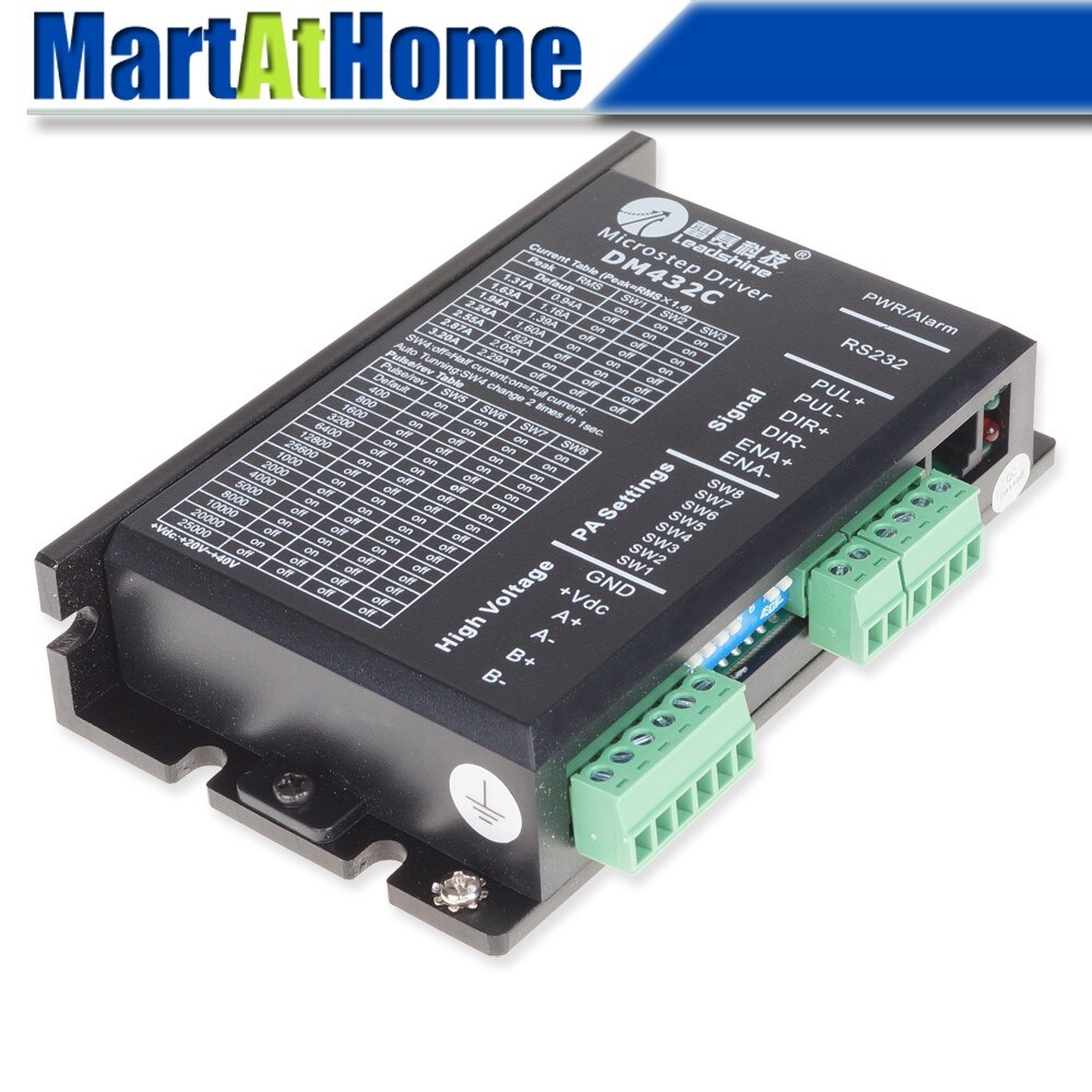 Neue Leadshine DM432C Digitale Schrittmotor Motor- Kontrolle Fahrer 40VDC/3.2A # SM018 @ SD