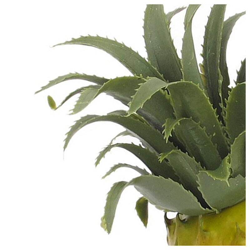 Home decorative artificial pineapple party decoration yellow green