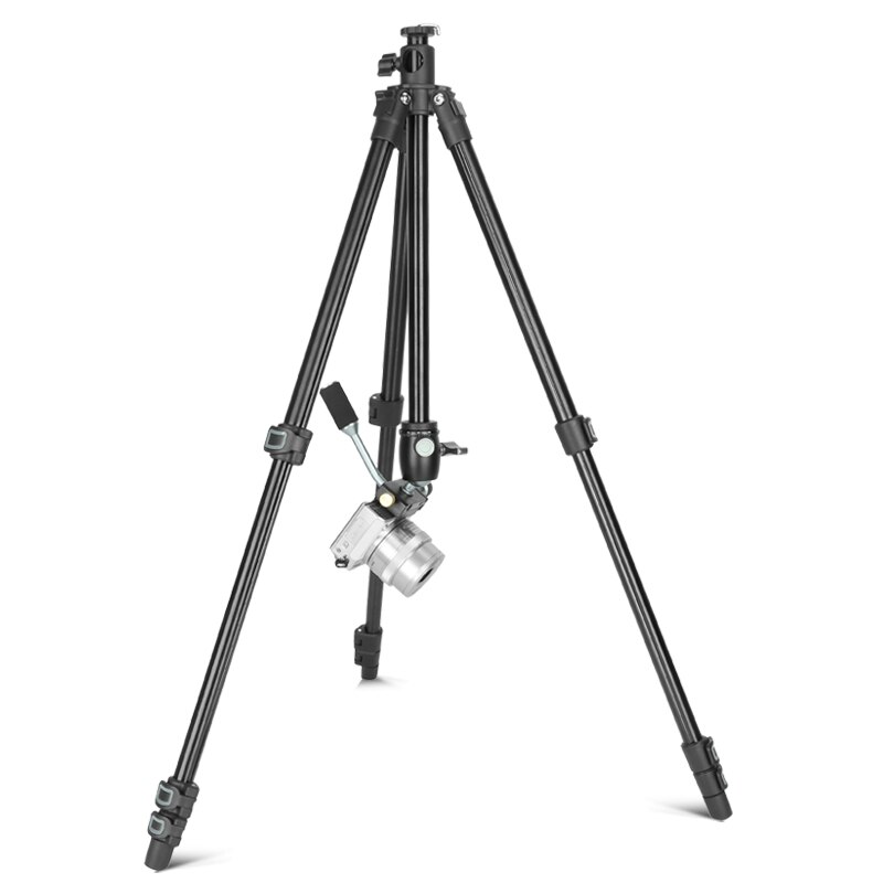 Trépied Horizontal pour téléphone Portable, support de caméra, trépied de voyage léger pour DSLR iPhone avec support de téléphone à distance, sac de transport