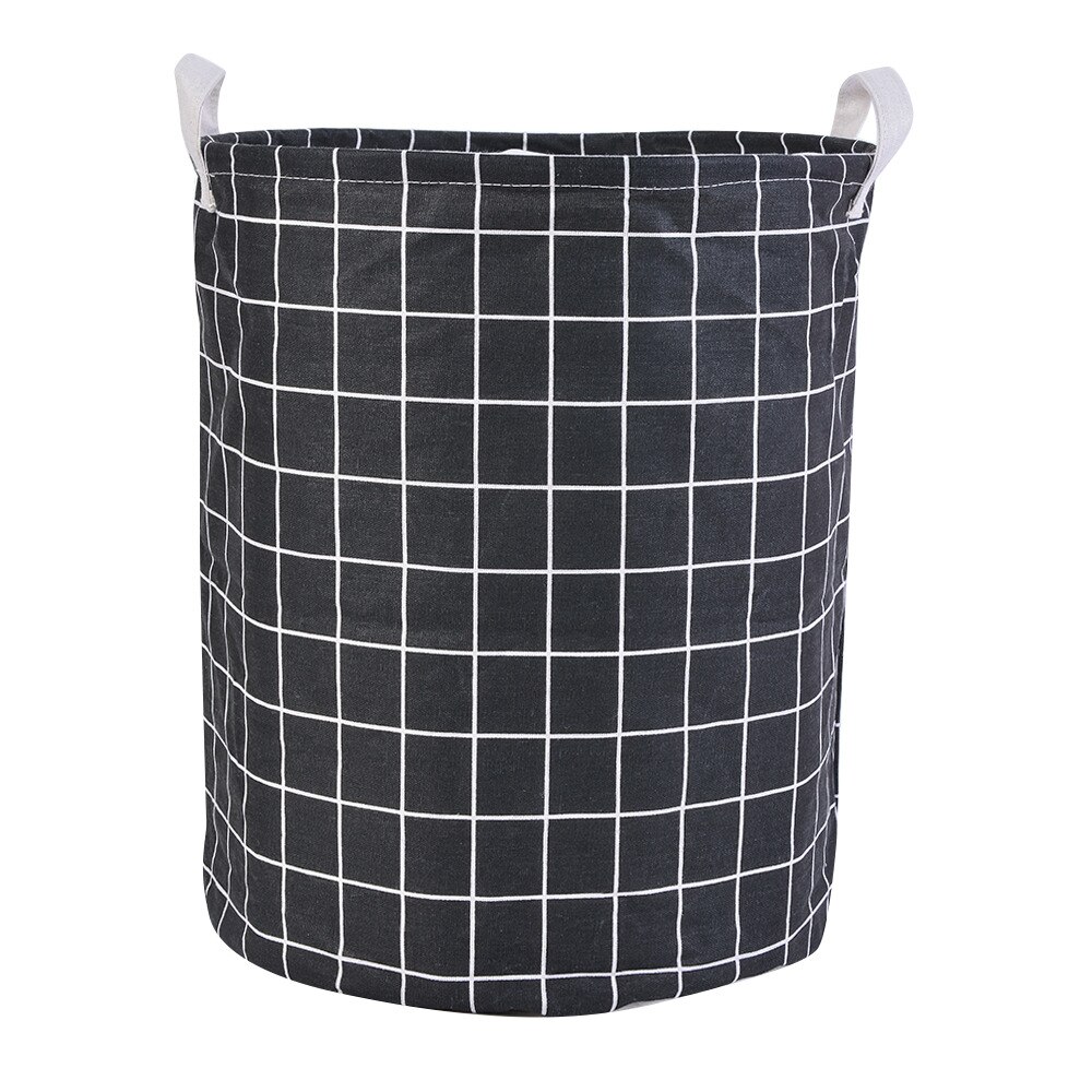 1pc Folding Laundry Basket Round Storage Bin Bag Large Hamper Collapsible Clothes Toy Basket Bucket Organizer Large Capacity2022: 1-4
