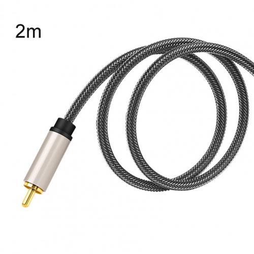 Digital HIFI 3.5mm To RCA SPDIF 3.5mm to RCA Coaxial Digital Audio Cable for Xiaomi Mi 12 TV: 2M