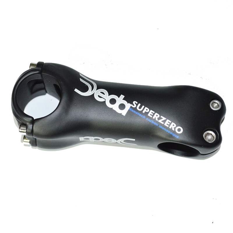DEDA-tige de vélo de route en carbone, EDA, tige de vélo, diamètre de 31.8x70/80/90/100/110/120/130mm, mat à 6 à 17 degrés