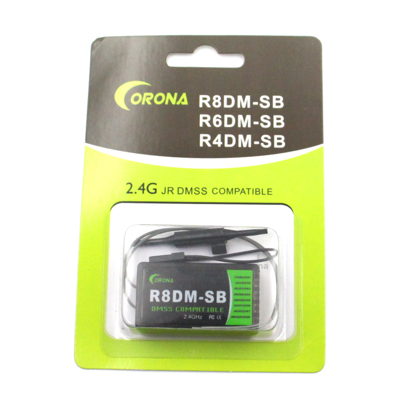 Corona – récepteur R6DM-SB 6CH R8DM-SB 8CH 2.4GHz DMSS Compatible avec S.Bus pour JR DMSS XG6 XG7 XG11 RC avion émetteur DIY: R8DM-SB