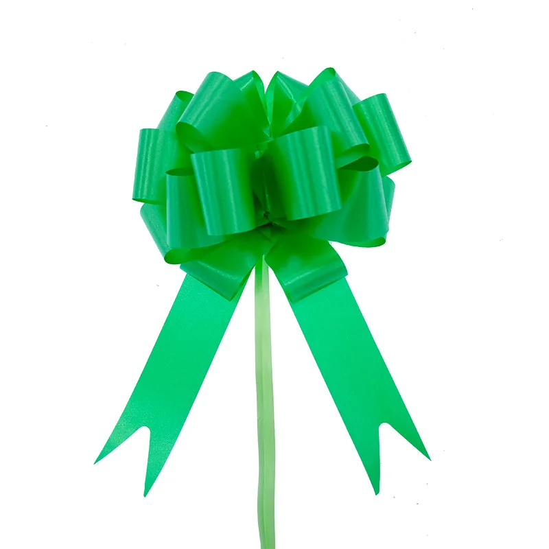 30 stuks kerstslinger bloemlint bruiloft geschenkdoos verpakking lint stereoscopische bolvormige hand getrokken bloem: Mintgroen