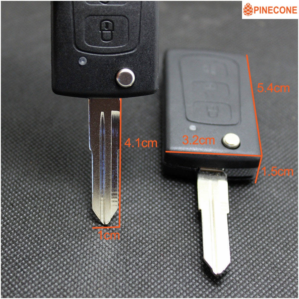 Grankogle til stor væg haval hover  h3 haval  h5 nøgleboks 3 knapper usleben messingklinge udskift fjernbetjeningsnøgleskal 1 pc