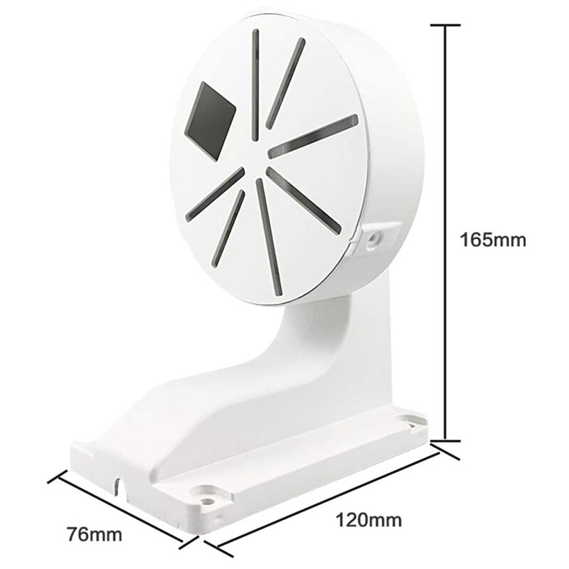 Soporte de montaje para cámara de seguridad, montaje de pared interior y exterior ABS, tipo L, para CCTV, domo de seguridad, cámara IP