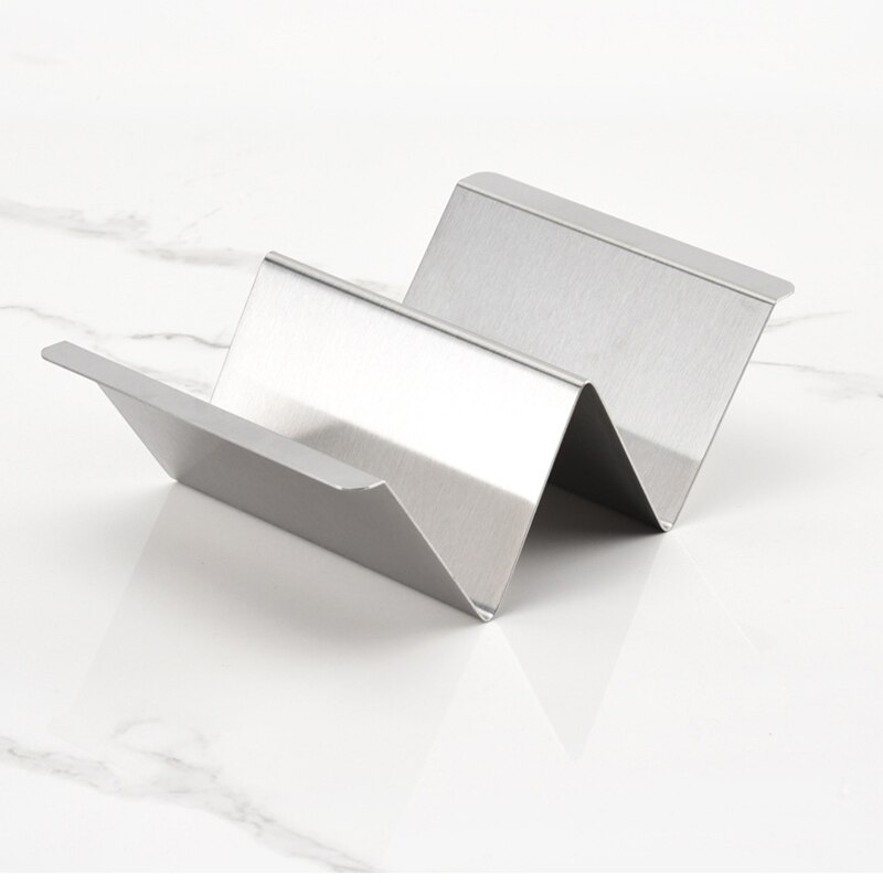 Stojak na pizzę rolada z ciasta uchwyt na półkę ze stali nierdzewnej Taco wytrzymały pojemnik na żywność z falą meksykańnarty stojak na naleśnik