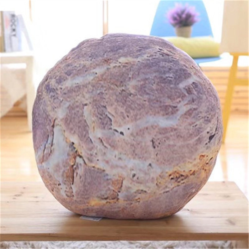 Mjuk kudde soffa simulerad sten pebble sten kudde för film rekvisita heminredning kudde ryggkudde barn födelsedag: C / 30 x 30cm