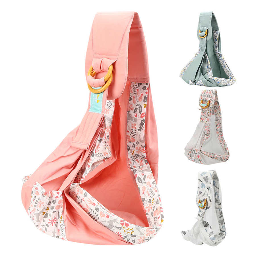 Infant Baby Wrap Carrier Ring Sling Infant Breastfeeding Nursing Carriers for Newborn Toddlers Wrap