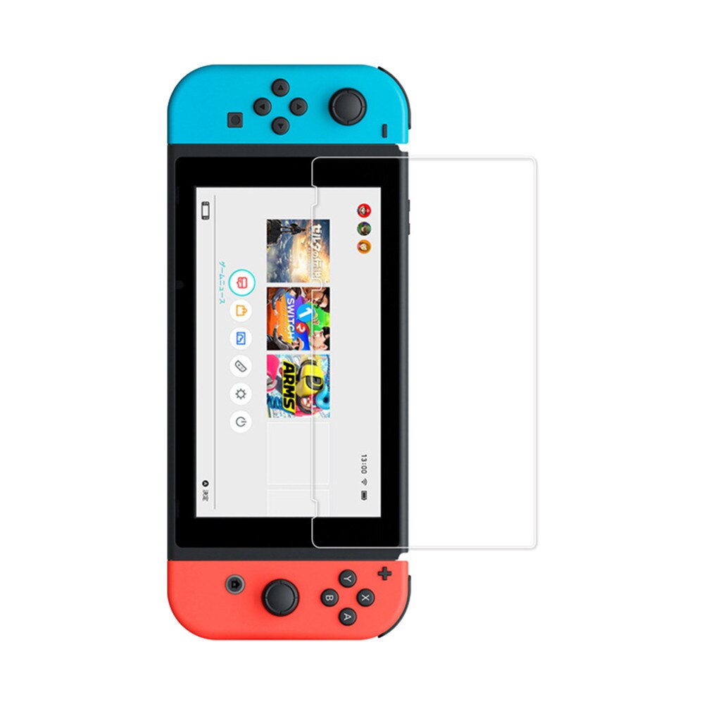 1 pièces verre trempé protecteur d'écran emballage commutateur Ultra clair Transparent Film pour animaux de compagnie protecteur d'écran pour Nintendo Switch