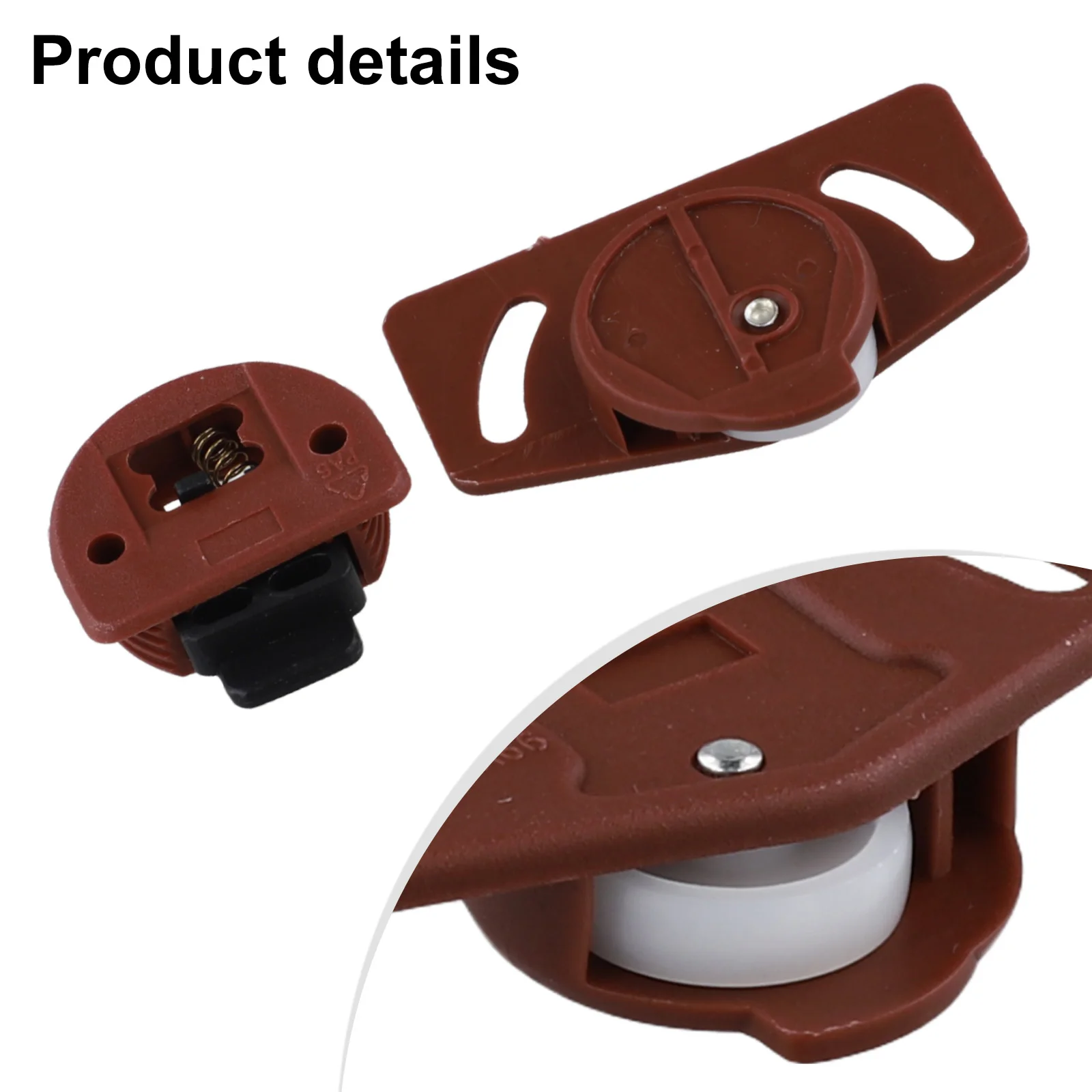 4/8Pair Ruote per porte scorrevoli Guide Porta scorrevole per armadio Ruota per ingranaggi e guida per porte scorrevoli Rullo per armadio per mobili